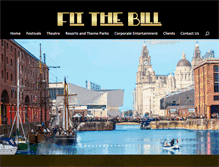 Tablet Screenshot of fitthebill.com